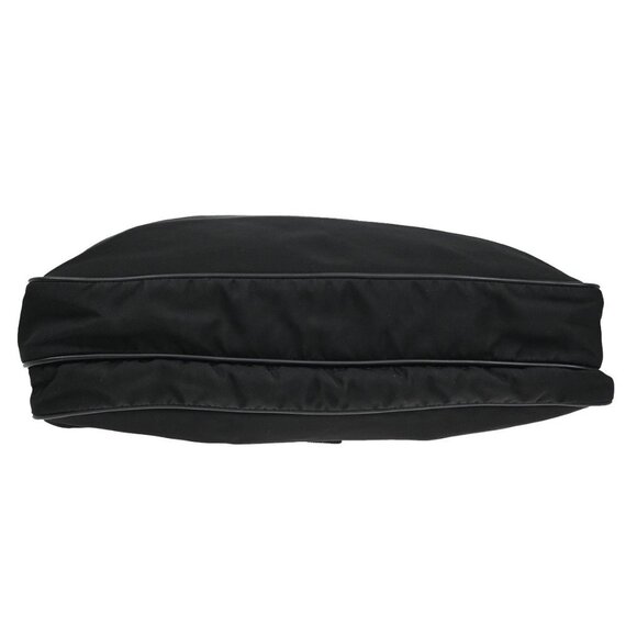 PRADA MILANO Logo Tessuto Shoulder Bag Nylon Leather Black Italy 87KA725 - Picture 6 of 16